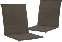 vidaXL Perne pentru scaun de grădină, 2 buc. , antracit, 100x50x3 cm (47548)
