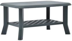 vidaXL Măsuță de cafea, verde, 90 x 60 x 46 cm, plastic (48794) Masa de cafea