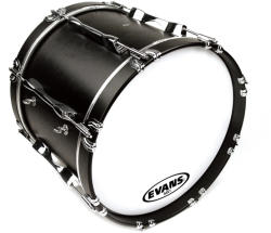 Evans BD18MX1W MX1 Marching Bass White 18" Menethangszer bőr (BD18MX1W)