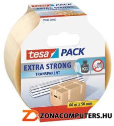  Csomagolószalag, 50 mm x 66 m, TESA "Extra Strong", átlátszó (TE57171)
