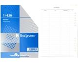 REALSYSTEM Gyűrűs kalendárium betétlap Real 1/430/530 Ajándék