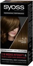 Syoss Vopsea de păr - Syoss Permanent Coloration 4-8 - Chocolate Brown