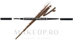 NYX Professional Makeup Creion pentru sprâncene - NYX Professional Makeup Micro Brow Pencil 04 - Chocolate