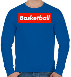 printfashion Basketball - Férfi pulóver - Királykék (2567488)