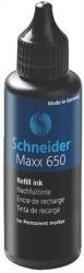 Schneider Utántöltõ palack "Maxx 230 és 280" alkoholos markerekhez, 50 ml, SCHNEIDER "Maxx 650", fekete (TSC650FK) - tutitinta