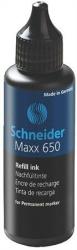 Schneider Utántöltõ palack "Maxx 230 és 280" alkoholos markerekhez, 50 ml, SCHNEIDER "Maxx 650", fekete (TSC650FK)