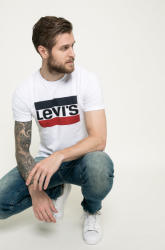 Levi's - T-shirt - fehér S - answear - 12 990 Ft
