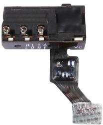  tel-szalk-023267 Huawei Mate 9 Pro Audio Jack, fejhallgató csatlakozó flexibilis kábellel (tel-szalk-023267)