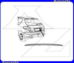 PEUGEOT 206 2003.06-2007.07 Csomagtérajtó díszléc "3/5 ajtós" fényezhető P572391
