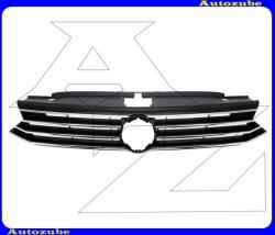 VW PASSAT B8 2014.07-2019.07 /3C/ Hűtődíszrács fényezett fekete, króm díszléccel VG0562001