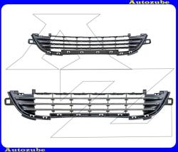 PEUGEOT 207 2009.07-2013.06 Első lökhárító rács középső alsó, krómdíszlécekkel V4033590