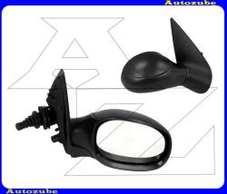 PEUGEOT 206 2003.06-2007.07 Visszapillantó tükör jobb, manuális, domború tükörlappal, fekete borítással MPG130-R