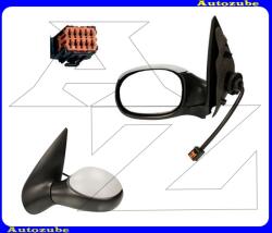 PEUGEOT 206 2003.06-2007.07 Visszapillantó tükör bal, elektromos, fűthető-aszférikus tükörlappal, fényezhető borítással PG0097324