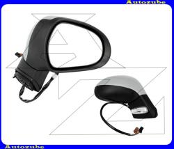 PEUGEOT 207 2009.07-2013.06 Visszapillantó tükör jobb, elektromos, fűthető-domború tükörlappal, hőmérős, fényezhető borítással, irányjelzővel MPG145-R
