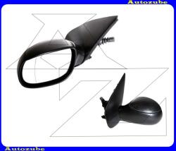 PEUGEOT 206 2003.06-2007.07 Visszapillantó tükör bal, manuális, aszférikus tükörlappal, fekete borítással PG0097114