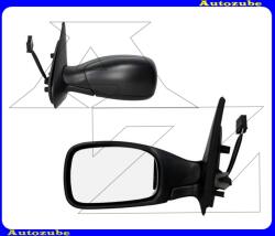 PEUGEOT 306 2 1999.06-2002.03 Visszapillantó tükör bal, elektromos, fűthető-domború tükörlappal, fekete borítással PG0397314