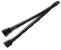 SilverStone Cablu prelungitor Silverstone 4-pini PWM, 30cm, Black, SST-CPF03