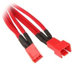 BitFenix Cablu prelungitor BitFenix Alchemy 3-pini, 90cm, red/red, BFA-MSC-3F90RR-RP