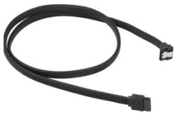 Sharkoon Cablu Sharkoon SATA3, conector in unghi drept, 100cm, Black, 4044951017188