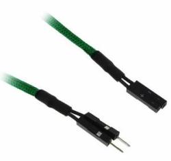 BitFenix Cablu prelungitor BitFenix Alchemy 2-pini I/O-Panel, 30cm, green/black, BFA-MSC-2IO30GK-RP