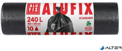 Alufix Szemeteszsák, 240 l, 10 db, 100x125 cm, 40 , ALUFIX, fekete (MS240ROLUNINEW) - alter