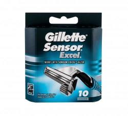 Gillette Sensor Excel rezerve lame Lame de rezervă 10 buc pentru bărbați