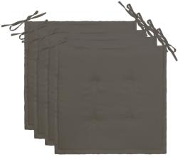 vidaXL Perne scaun de grădină, 4 buc. , antracit, 40x40x3 cm (47588)