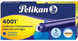PELIKAN Patroane cerneala mari, 4001, 5 buc/set Pelikan albastru royal 310748 (310748)