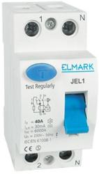 ELMARK Áramvédő kapcsoló JEL1 6KA 2P 10A/300MA Elmark (ELM 40213)