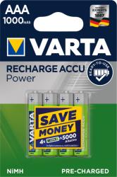 VARTA Tölthető elem Power 4 AAA 1000 mAh R2U 5703301404 (5703301404)