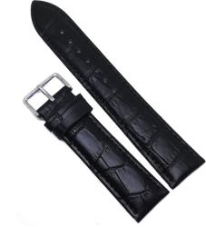  Curea de ceas Piele Naturala Neagra Antialergica Imprimeu Crocodil 18mm 20mm 22mm 24mm WZ3883 (WZ3883)