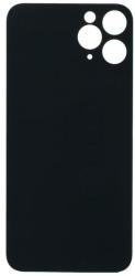tel-szalk-023679 Apple iPhone 11 Pro Max fekete akkufedél, hátlap kis lyukú kamera-kivágással (tel-szalk-023679)