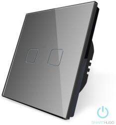 Smarthugo 2 Körös Szürke Érintő Villanykapcsoló (sh200104)