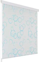 vidaXL Roletă perdea de duș 160x240 cm Model bule (142869) Perdea de dus