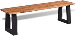 vidaXL Bancă din lemn masiv de acacia, 160 cm (245688) - vidaxl