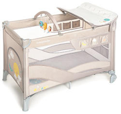 Baby Design Patut Pliabil cu 2 nivele Baby Design Dream Beige 2020