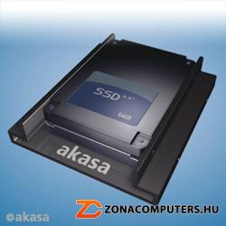 Akasa AK-MX010V2 dupla HDD SSD beépítőkeret 3, 5" - 2, 5