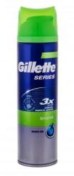 Gillette Series Sensitive gel de ras 200 ml pentru bărbați