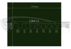 IWELD Hegesztő Pajzs üveg 90x110mm DIN13 548980057014 (548980057014)