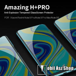 Nillkin Xiaomi Redmi Note 9S, Redmi Note 9 Pro, Redmi Note 9 Pro Max, Poco M2 Pro, NILLKIN Amazing H+PRO üvegfólia, 0, 2mm, 9H, Sík részre
