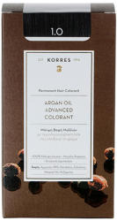 KORRES Argan Oil Advanced Colorant - Vopsea permanentă a părului 1.0 Negru