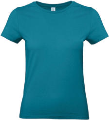 B and C Női rövid ujjú póló B&C #E190 /women T-Shirt -2XL, Díva kék