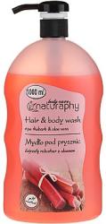 Naturaphy Șampon-gel de duș Rhubarb și Aloe Vera - Naturaphy 1000 ml