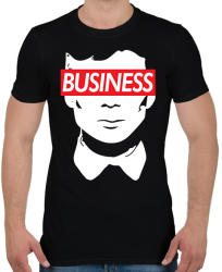 printfashion Shelby Business - Férfi póló - Fekete (2575866)