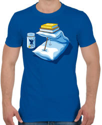 printfashion Könnyű pénz - Férfi póló - Királykék (2580833)