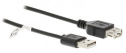 Nedis USB 2.0 hosszabbító | 0, 2 m (CCGP60010BK02) (CCGP60010BK02)