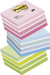 POST-IT Cub notite autoadezive Post-it Aquarelle, 76 x 76 mm, 450 file, roz pastel - Pret/set (3M110133)