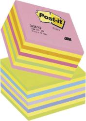 POST-IT Cub notite autoadezive Post-it Lollipop neon, 76 x 76 mm, 450 file, galben/roz/portocaliu/verde neon - Pret/set (3M110131)