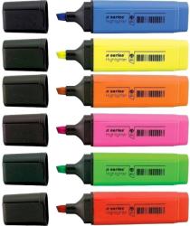 A-Series Textmarker A-series, varf 1-5 mm, 6 culori/set (AY00952) - forit