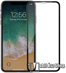 Nillkin APPLE iPhone 11 Pro Max, iPhone XS Max, NILLKIN 3D CP+ MAX üvegfólia, 9H, 0, 3mm, Full cover, Fekete